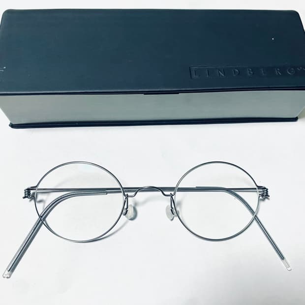 린드버그 코로나 CORONA 안경 P10 실버 44 새제품급