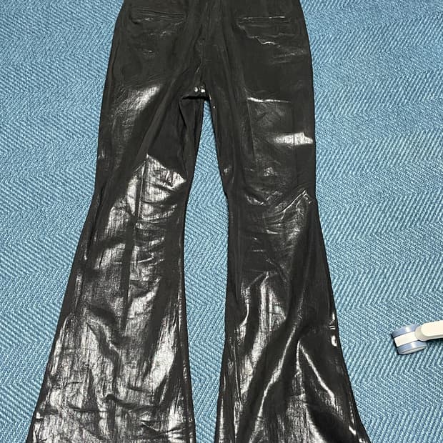 [44/30] 릭오웬스 24SS 더트 볼란 부츠컷 글리터 SBF