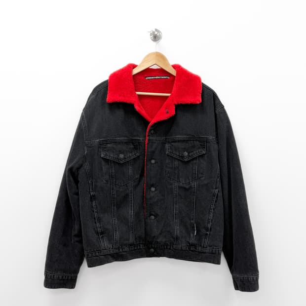 알렉산더 왕 쉐르파 라이닝 데님 트러커 자켓