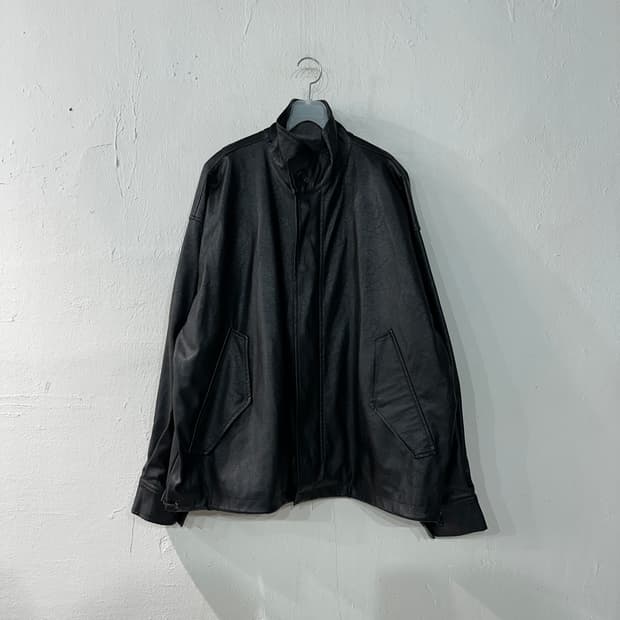 파르티멘토 비건레더 필드자켓 오버핏M