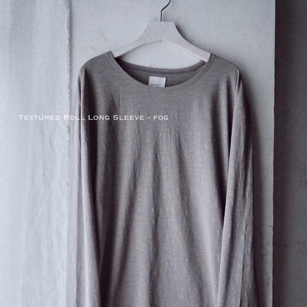 Mono Prive 텍스처드 롱슬리브 ver.2 fog 1size