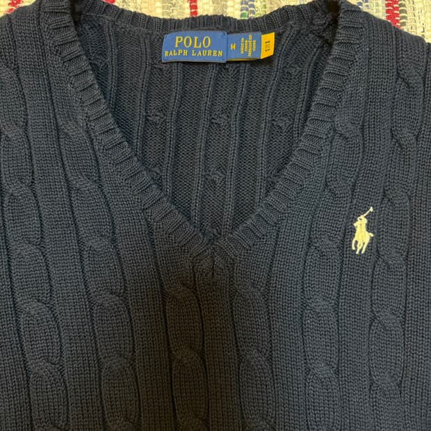 폴로랄프로렌 꽈배기니트