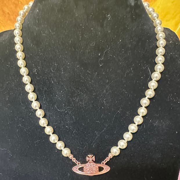 비비안웨스트우드 진주 목걸이&팔찌세트