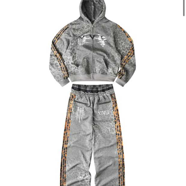 Cozyworldwide 25 leopard royal tracksuit