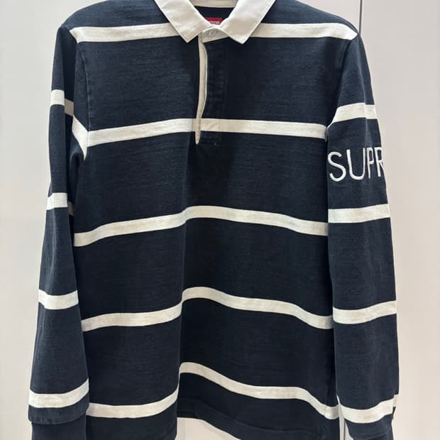 [L] 슈프림 완장 럭비티 상태 S급