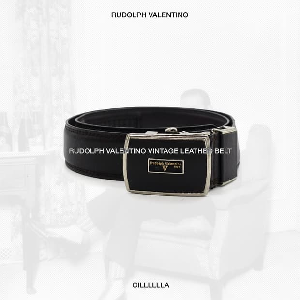 VINTAGEBELT 루돌프 발렌티노 빈티지레더벨트