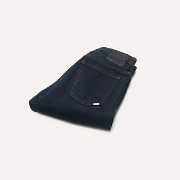 x IMA:ZINE 仲津3 boots cut black denim