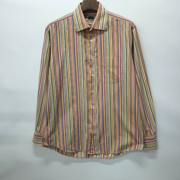 폴스미스 레인보우 스트라이프 셔츠 (105~110)