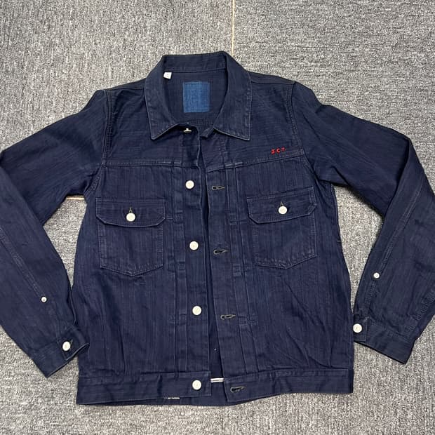 비즈빔 visvim ICT 101 블루다이 점보데님자켓 2사이즈 100