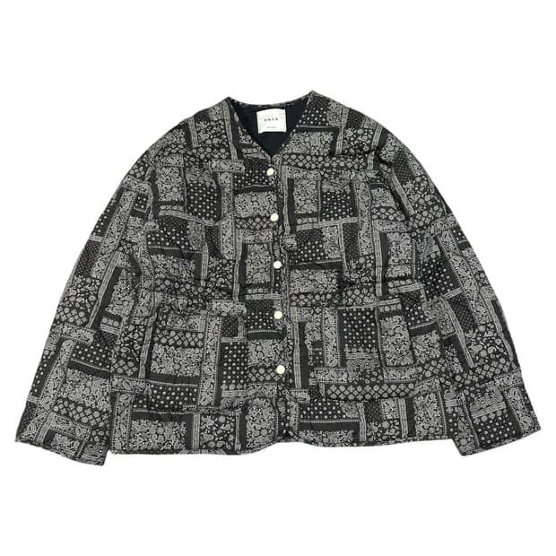 ✨ (바배) 페이즐리 누빔 점퍼 패딩