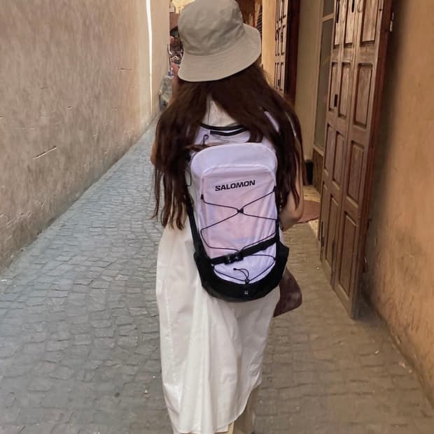 살로몬 xt15 백팩 화이트