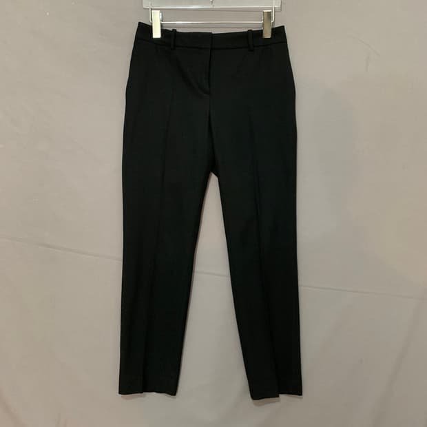 2 THEORY 띠어리 뉴퓨어 플란넬 스판 블랙 슬랙스 팬츠