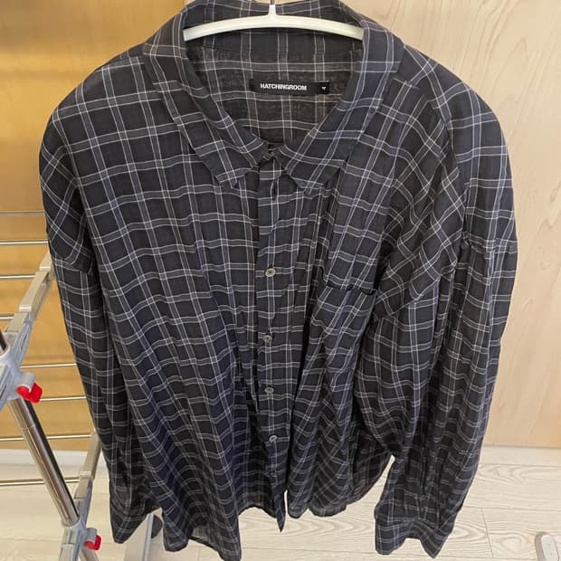 해칭룸 클래식셔츠[4] Tartan Check Dark Navy