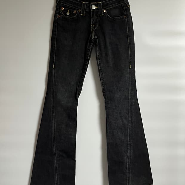 트루릴리젼 조이 부츠컷 플레어진 데님팬츠 청바지 25