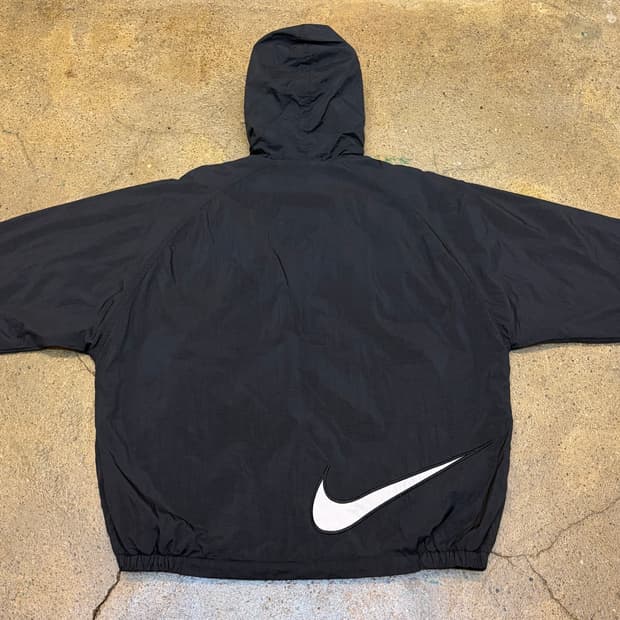 레어 90s 미국 빈티지 나이키 빅스우시 후드 패딩점퍼