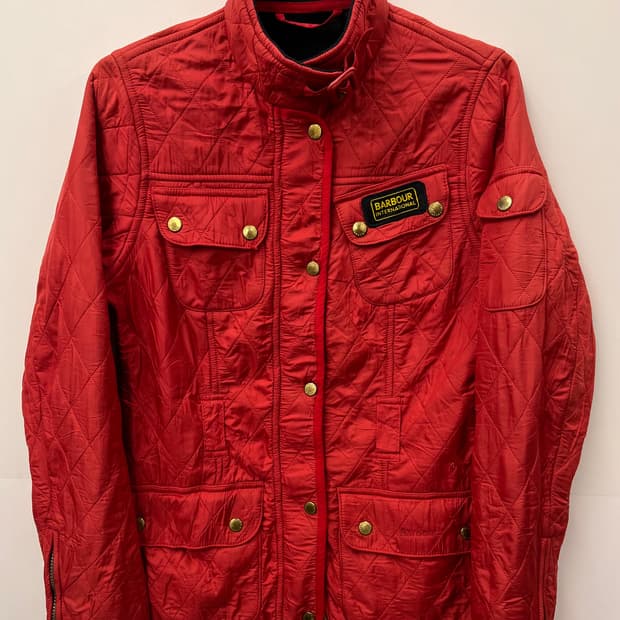 바버 인터내셔널 퀄팅 자켓 UK10