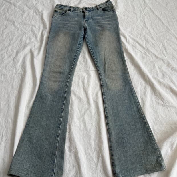 연청 부츠컷 데님팬츠