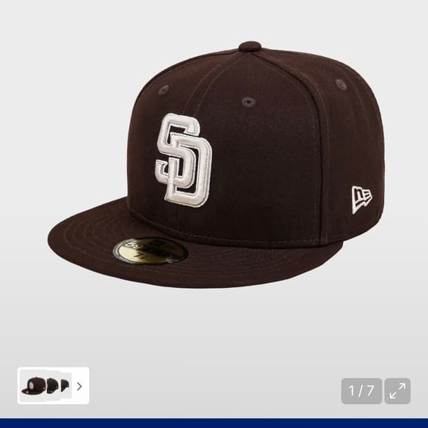 뉴에라 MLB 어센틱 샌디에이고 파드리스 얼트 브라운