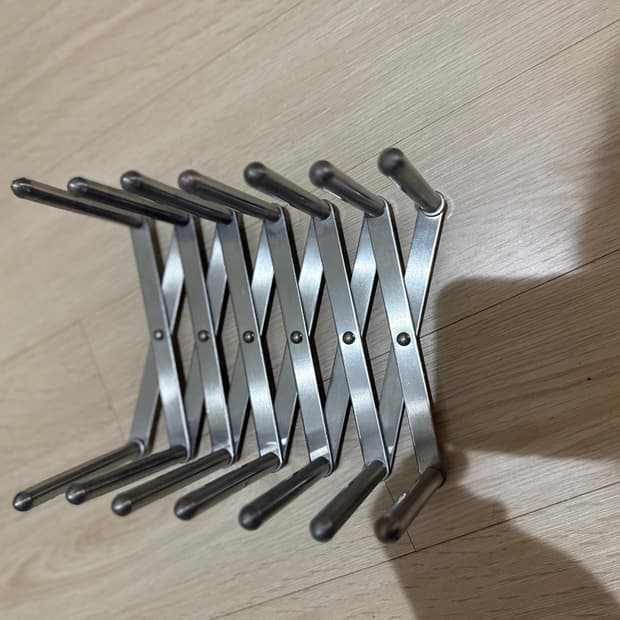 이케아 바리에라 냄비뚜껑정리대 스테인리스 새상품