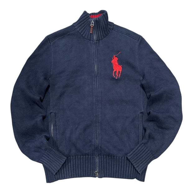 ✨ (바배) 폴로 랄프로렌 빅포니 투웨이 니트 집업 