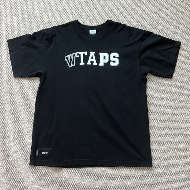 Wtaps RANSOM 22SS 블랙 03 더블탭스 반팔 티셔츠