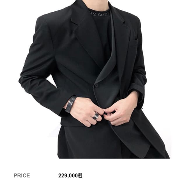 4bless 레이어드 블레이저