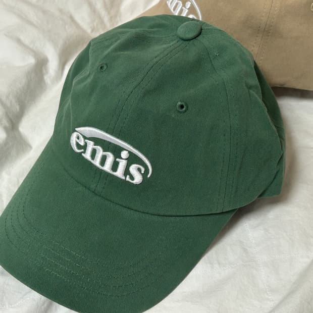 emis 볼캡 그린 새상품