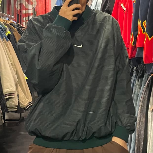 [IM] Nike 나이키 딥그린 체크 웜업