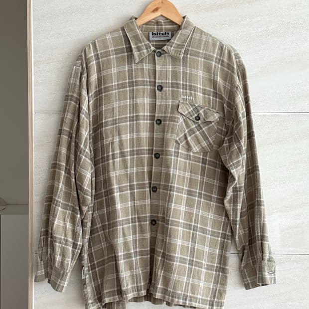 90s Bitch Sakteboards 체크 셔츠