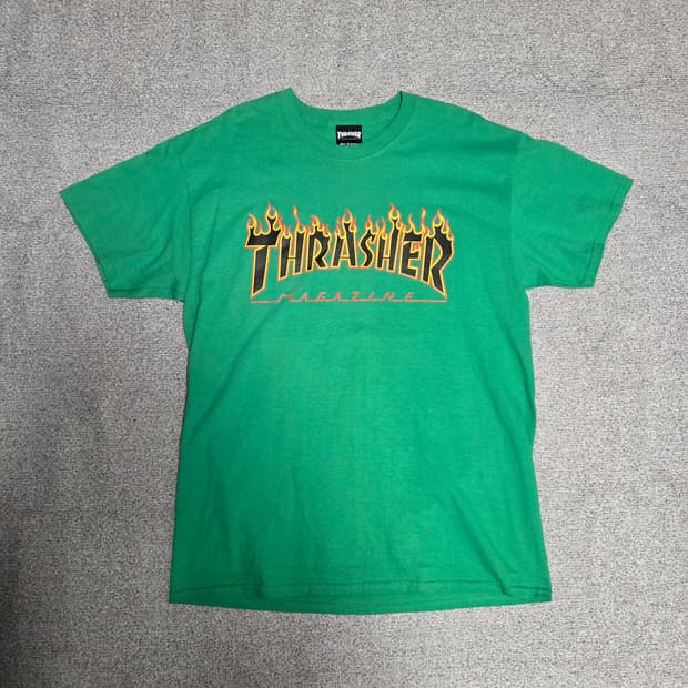 Thrasher 트레셔 빈티지 반팔 티셔츠 L(100)