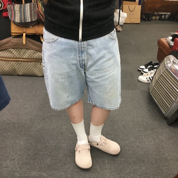 90s Levis 리바이스 550 오렌지탭 데님 쇼츠