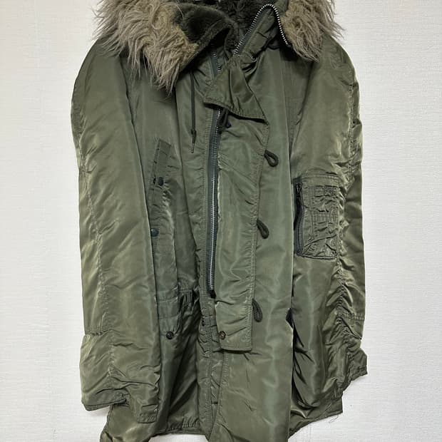 알파 인더스트리 n3b 밀리터리 스타일 야상자켓