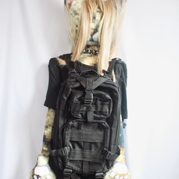 tech-utility pocket backpack