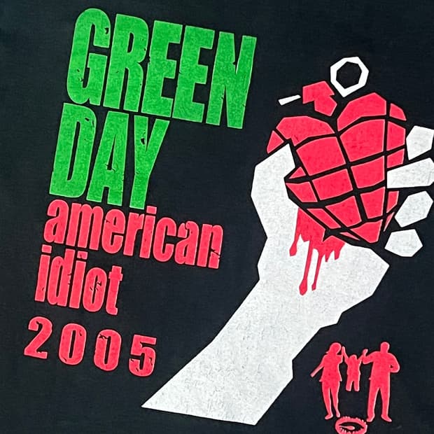 06’s Green Day American Idiot Tour shirt