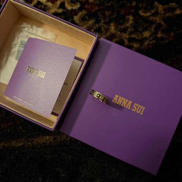 정품 안나수이 반지 