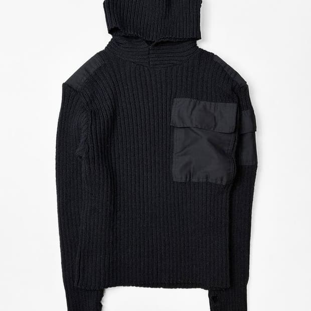 XX OUTFITERS 90s 재팬 테크니컬 니트 후드티 PN5136