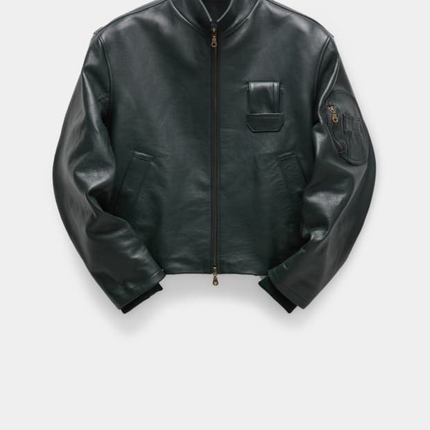 쿠어 파일럿 레더 자켓 m