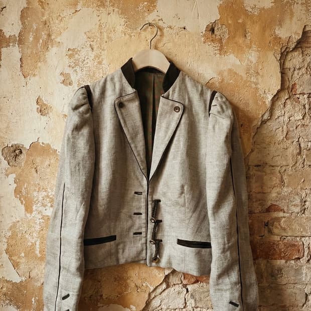 Erlmeier 레더트라흐트 린넨 자켓