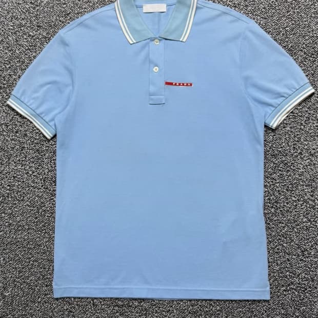 프라다 스포츠 pk 카라 반팔티