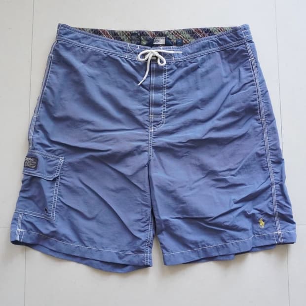 90s 올드폴로 빈티지 카고 스윔 쇼츠 L