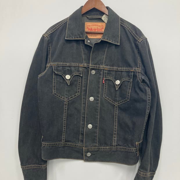 리바이스 흑청 자켓