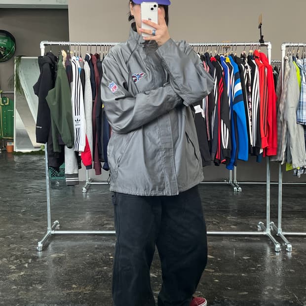 NFLxReebok 바람막이 자켓