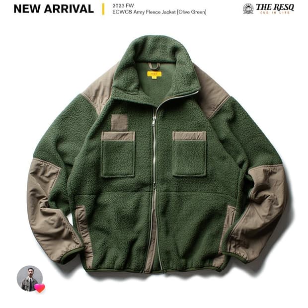 [구매 XL] 더레스큐 THE RESQ ECWCS 플리스 자켓 올리브