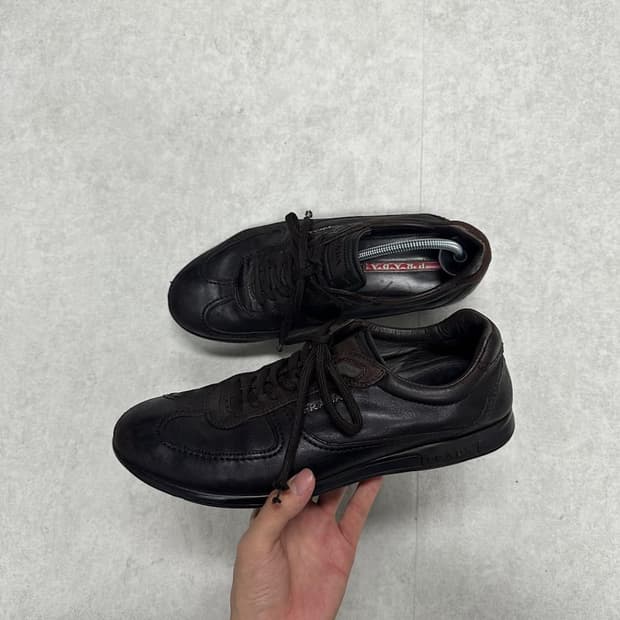 Prada brown leather