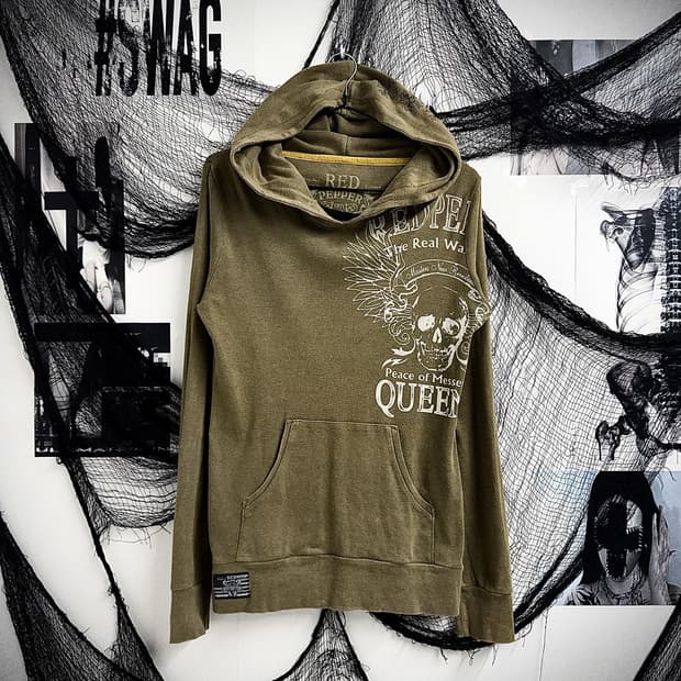 RED PEPPER printing hoodie longsleeve