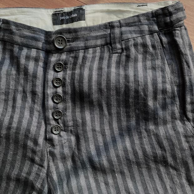 Pas de calais 스트라이프 팬츠