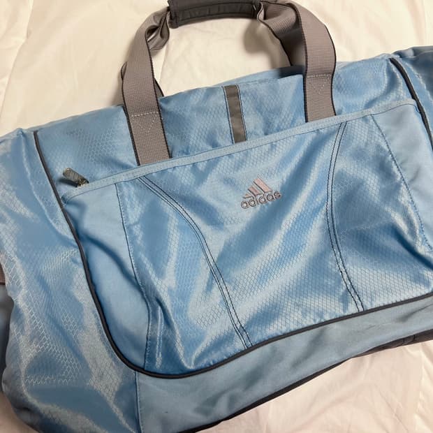 아디다스 더플백 빅백 연하늘 파스텔 블루 그레이