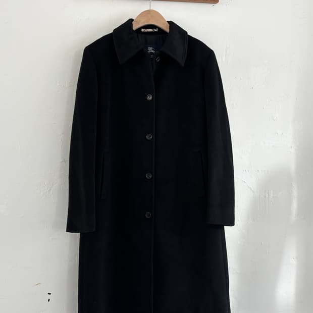 Burberry 버버리 블랙 싱글 브레스트 코트