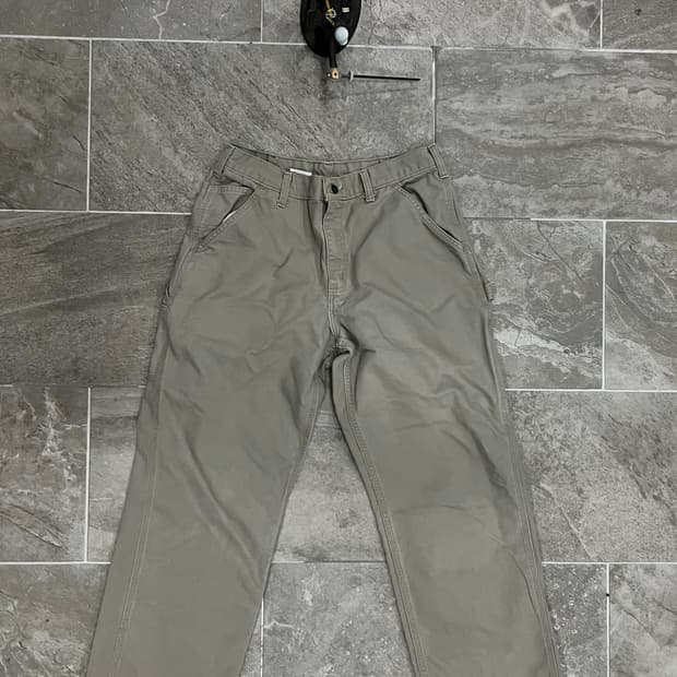 (34X30)칼하트 싱글니 워크팬츠 B11 DES 데저트 던거리 핏