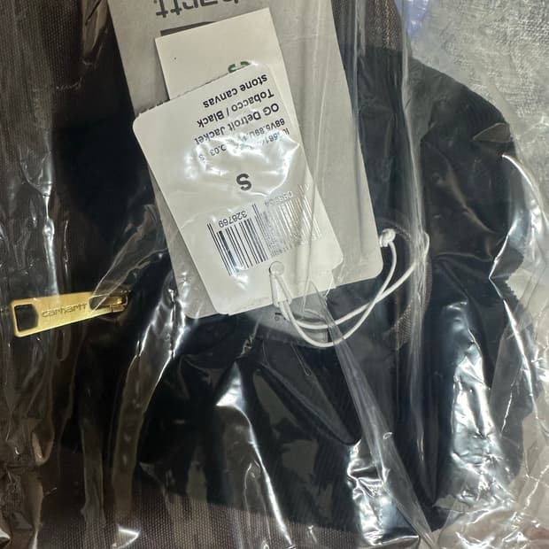 OG 디트로이트 자켓 토바코/블랙 스톤 캔버스 새제품 칼하트윕 wip